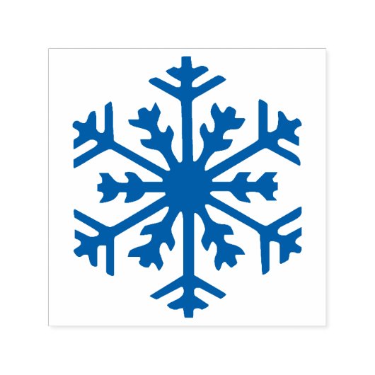 Sneeuwvlok 2 van 6  zelfinktende stempel (Design)