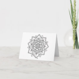 Sneeuwvlok 2 van de lente Notecard Feestdagen Kaart