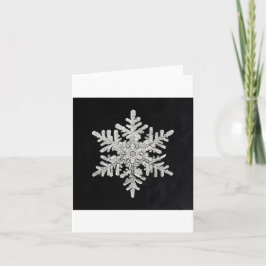 Sneeuwvlok 3 kerstkaart feestdagen kaart