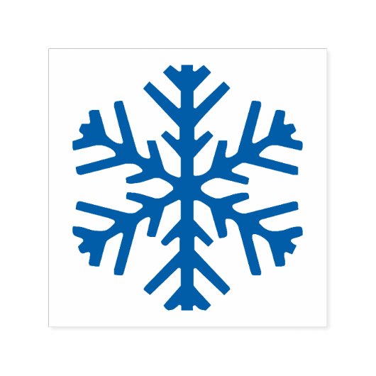 Sneeuwvlok 3 van 6  zelfinktende stempel (Design)