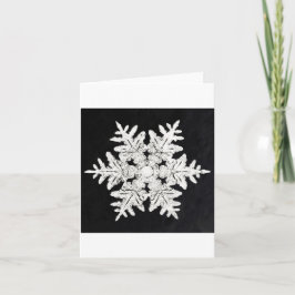 Sneeuwvlok 4 kerstkaart feestdagen kaart