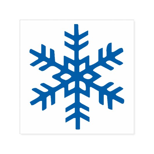 Sneeuwvlok 5 van 6  zelfinktende stempel (Design)