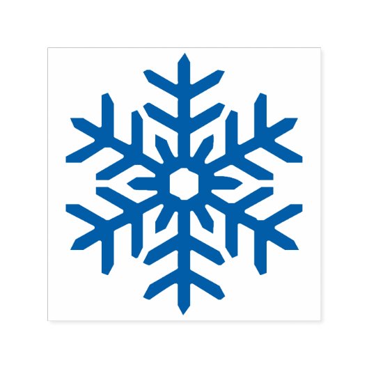 Sneeuwvlok 6 van 6 zelfinktende stempel (Design)