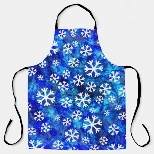 Sneeuwvlok Abstract: naadloos patroon. Schort (Voorkant)