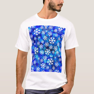 Sneeuwvlok Abstract: naadloos patroon. T-shirt
