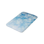 Sneeuwvlok achtergrond badmat (Gekanteld)