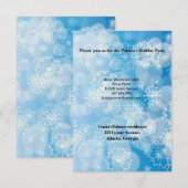 Sneeuwvlok achtergrond kaart (Voorkant / Achterkant)