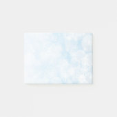 Sneeuwvlok achtergrond post-it® notes (Voorkant)