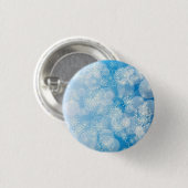 Sneeuwvlok achtergrond ronde button 3,2 cm (Voorkant /achterkant)