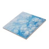 Sneeuwvlok achtergrond tegeltje (Zijkant)