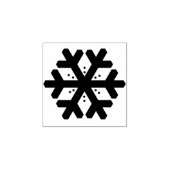 Sneeuwvlok Art Stamp Rubberstempel (Afrduk)