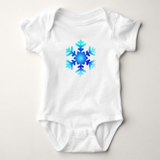 Sneeuwvlok Baby Jersey Bodysuit (Voorkant)
