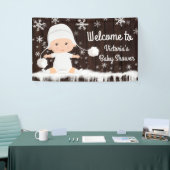 Sneeuwvlok Baby Shower Banner (Beurs)