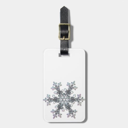 Sneeuwvlok Bagagelabel (Voorkant verticaal)