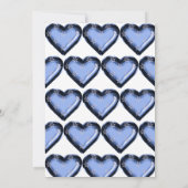 Sneeuwvlok ballon 1e verjaardag Party uitnodiging (Achterkant)