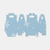 Sneeuwvlok Bedankdoosjes (Uitgevouwen)