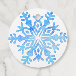 sneeuwvlok bedankjes labels