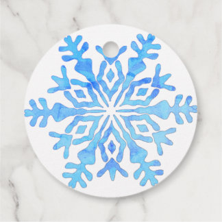 sneeuwvlok bedankjes labels