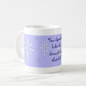 Sneeuwvlok Bericht Koffiemok (Voorkant links)