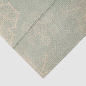  sneeuwvlok bijtende blauwgroen winterblauwe crème tissuepapier (Detail)