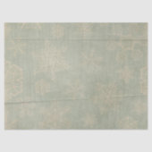  sneeuwvlok bijtende blauwgroen winterblauwe crème tissuepapier (Voorkant)