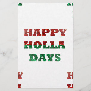 sneeuwvlok blij holla dagen briefpapier