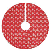 Sneeuwvlok Boomrokken Klassieke Kerstboom Rok (Voorkant)