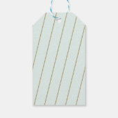 Sneeuwvlok Border Gift Label Cadeaulabel (Achterkant)