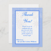 Sneeuwvlok Bruiloft VLAKTE Trouwkaart Kaart (Voorkant / Achterkant)