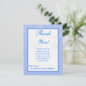 Sneeuwvlok Bruiloft VLAKTE Trouwkaart Kaart (Staand voorkant)