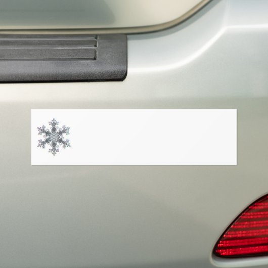 Sneeuwvlok Bumpersticker (Op auto)