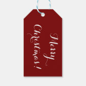 Sneeuwvlok Cadeaubijsluiter Cadeaulabel (Achterkant)