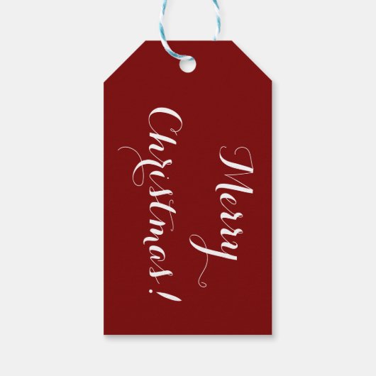 Sneeuwvlok Cadeaubijsluiter Cadeaulabel (Achterkant)