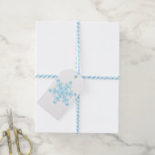 Sneeuwvlok Cadeaulabel (Met Touw)