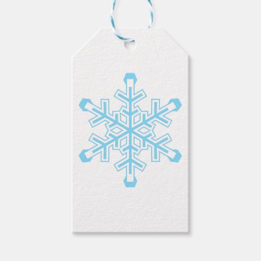 Sneeuwvlok Cadeaulabel (Voorkant)