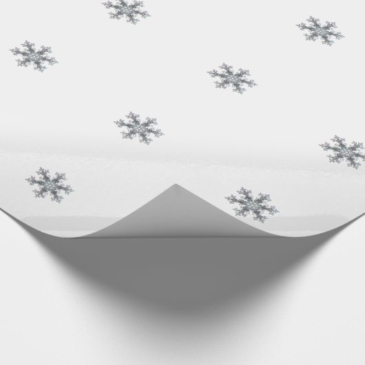 Sneeuwvlok Cadeaupapier (Hoek)