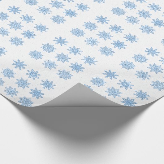 Sneeuwvlok Cadeaupapier (Hoek)