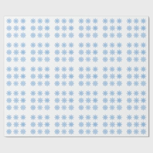 Sneeuwvlok Cadeaupapier (Vlak)