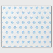 sneeuwvlok cadeaupapier (Vlak)