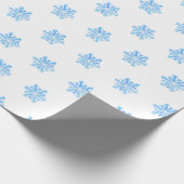 sneeuwvlok cadeaupapier (Hoek)