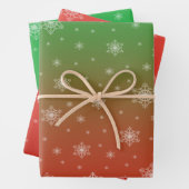Sneeuwvlok cadeaupapier (In situ)