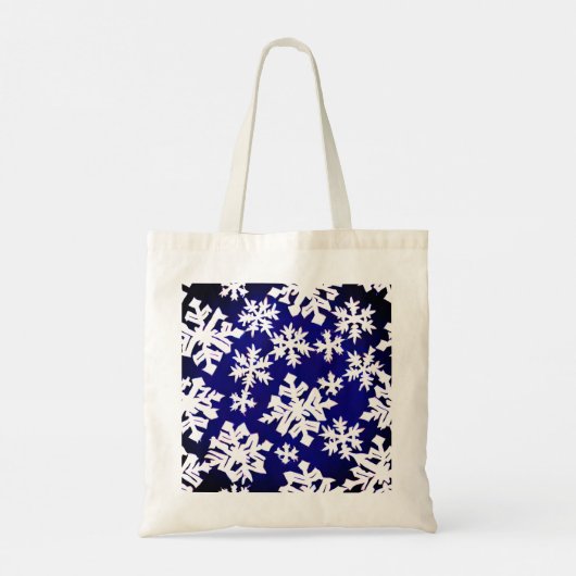 Sneeuwvlok Canvas Tas (Achterkant)