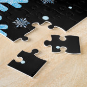 Sneeuwvlok Costuum Winter Kerst Matchend Legpuzzel (Zijkant)