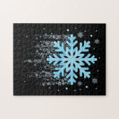 Sneeuwvlok Costuum Winter Kerst Matchend Legpuzzel (Horizontaal)