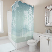 sneeuwvlok douchegordijn (In situ)