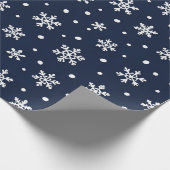 Sneeuwvlok Elegantie Cadeaupapier (Hoek)