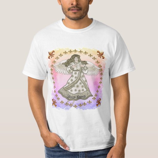Sneeuwvlok engel t-shirt (Voorkant)