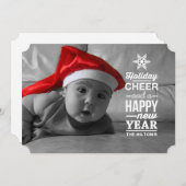 sneeuwvlok feestdagenkaart (Voorkant / Achterkant)