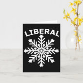 Sneeuwvlok Feministische Diversiteit Mensenrechten Kaart (Gele Bloem)