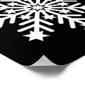 Sneeuwvlok Feministische Diversiteit Mensenrechten Poster (Hoek)